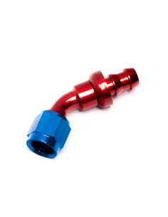 45° Elbow Push-On Fitting for Dash 6 Hose