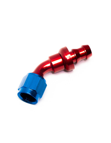 45° Elbow Push-On Fitting for Dash 6 Hose