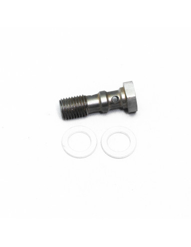 Dash 3 Stainless Steel Double Banjo Bolt (JIC 3/8"-24, 31 mm)