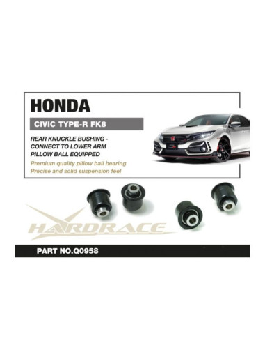 Boccola Snodo Posteriore Braccio Inferiore Hardrace Honda Civic MK10 Type R