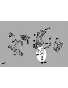 Regolatore del centro di rollio anteriore Hardrace Honda Civic MK10 Type R 2