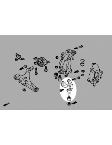 Front Roll Center Adjuster  Honda Civic