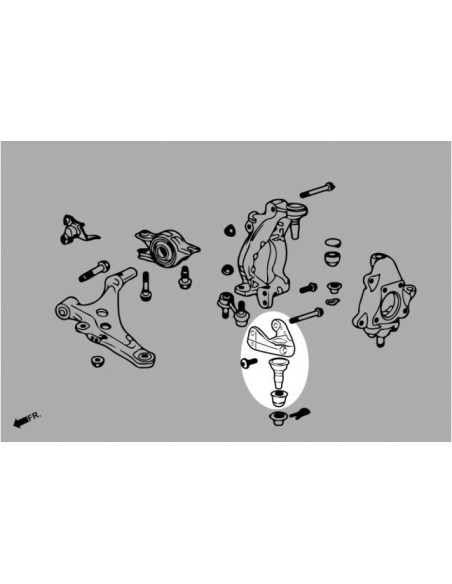 Front Roll Center Adjuster  Honda Civic