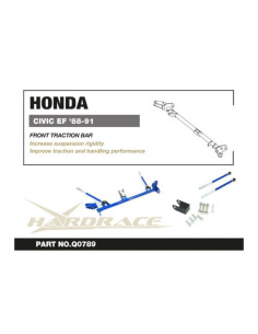 Barra di Trazione Anteriore Hardrace Honda Civic MK4 CRX MK2 2