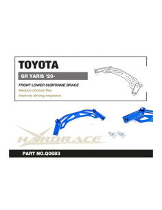 Barra Duomi Anteriore Hardrace Toyota Yaris GR MK1 XP210 2