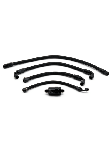Kit di tubi del carburante a scomparsa Hybrid Racing Swap K20 K24 Honda Civic MK5 MK6 92-00 Del Sol CRX Integra MK3 94-01