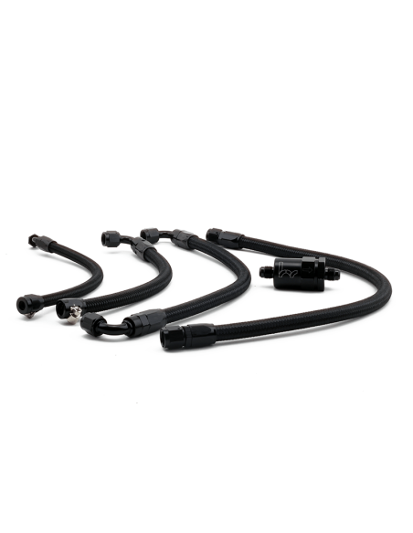 Kit di tubi del carburante a scomparsa Hybrid Racing Swap K20 K24 Honda Civic MK5 MK6 92-00 Del Sol CRX Integra MK3 94-01