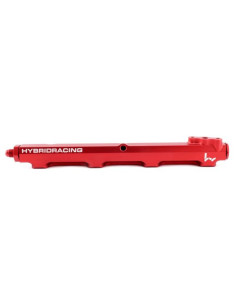 Rail di alimentazione Hybrid Racing alto flusso Motori B Honda Civic MK5 MK6 Rosso 2