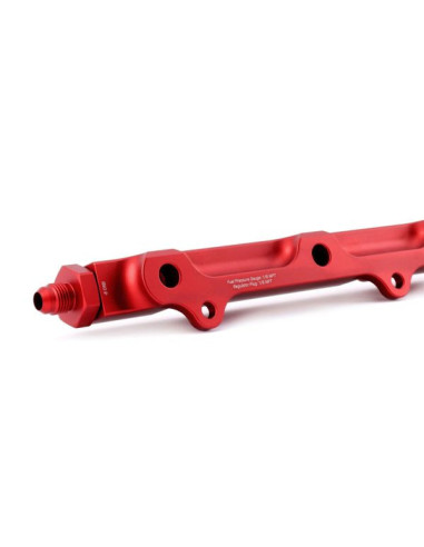 Rail di alimentazione Hybrid Racing alto flusso Motori B Honda Civic MK5 MK6 Rosso
