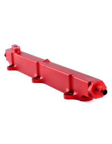 High-Flow Fuel Rail B-Series Universal Red