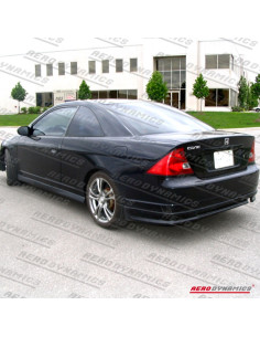 Diffusore Posteriore Honda Civic MK7 EP/EM 2001-2003 stile Type R in ABS 2