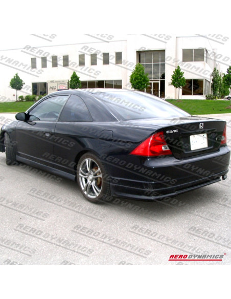 Rear Bumper Lip Honda Civic MK7 EP/EM 2001-2003 Type R Style ABS