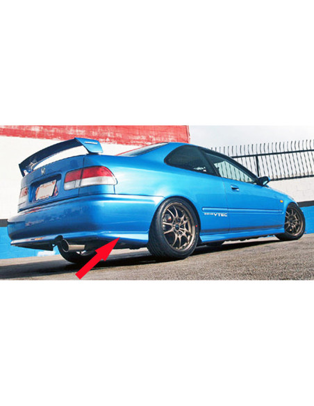 Rear Bumper Cover Honda Civic MK6 EJ/EK 1999-2001 Mugen Style