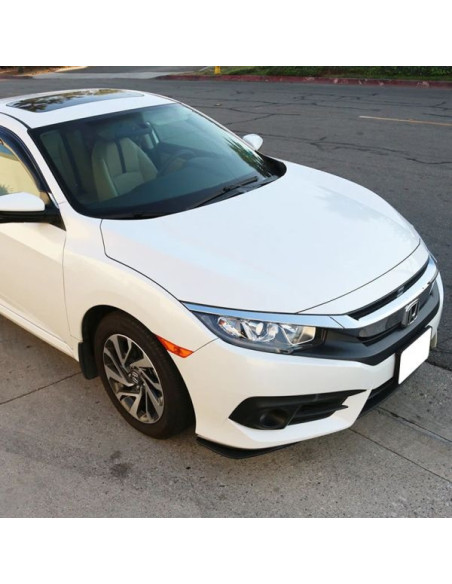 Front Bumper Canards Honda Civic MK10 from 2017