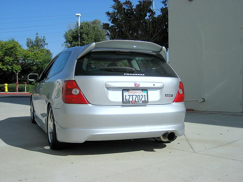 Spoiler posteriore Honda Civic Mk7 EP/EM 2001-2005 stile Mugen