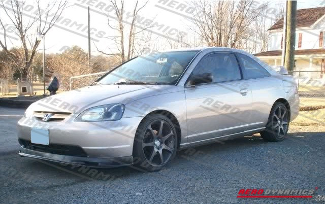 Lama anteriore Honda Civic MK7 EP/EM 2001-2003 stile Mugen in PU