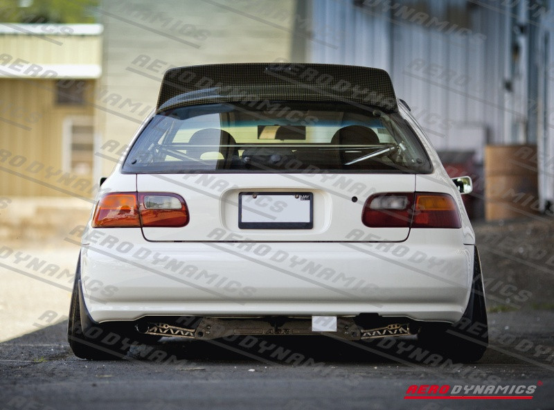 Rear spoiler Honda Civic MK5 EG/EH/EJ 1991-1996 Backyard Special style ABS