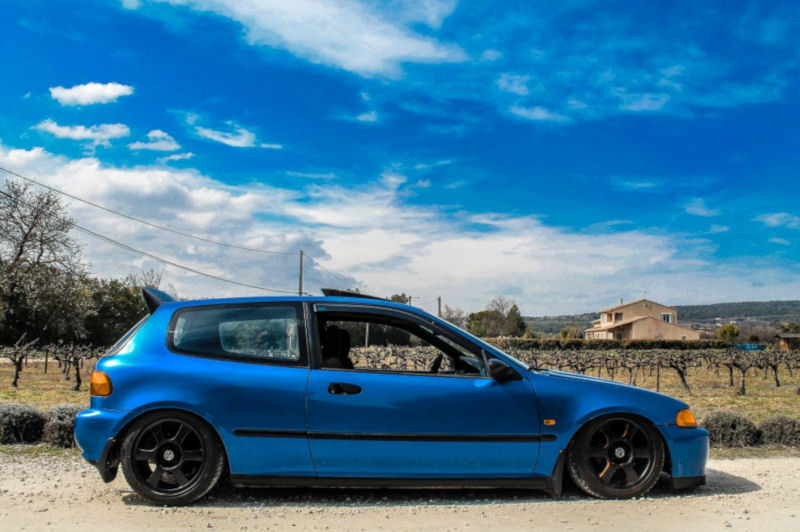 Spoiler posteriore Honda Civic MK5 EG/EH/EJ 1991-1996 stile Backyard Special in ABS