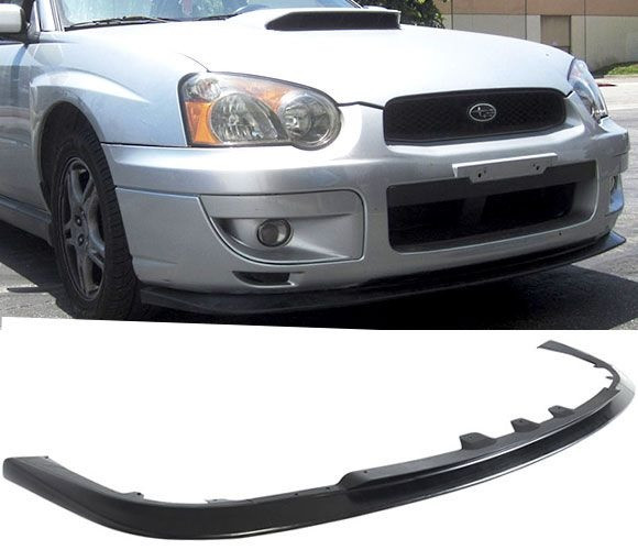 Lama Anteriore Nera opaca V style Subaru Impreza  Sti GD Mk2 dal 2002 al 2007
