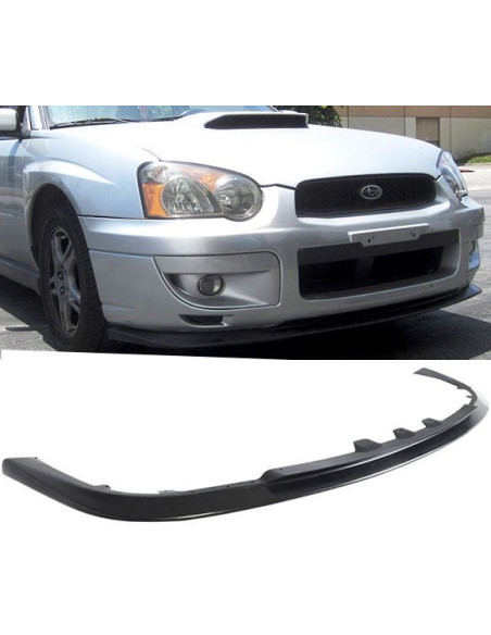 Front Lip Matte Black V Style Subaru Impreza Sti GD Mk2 2002-2007