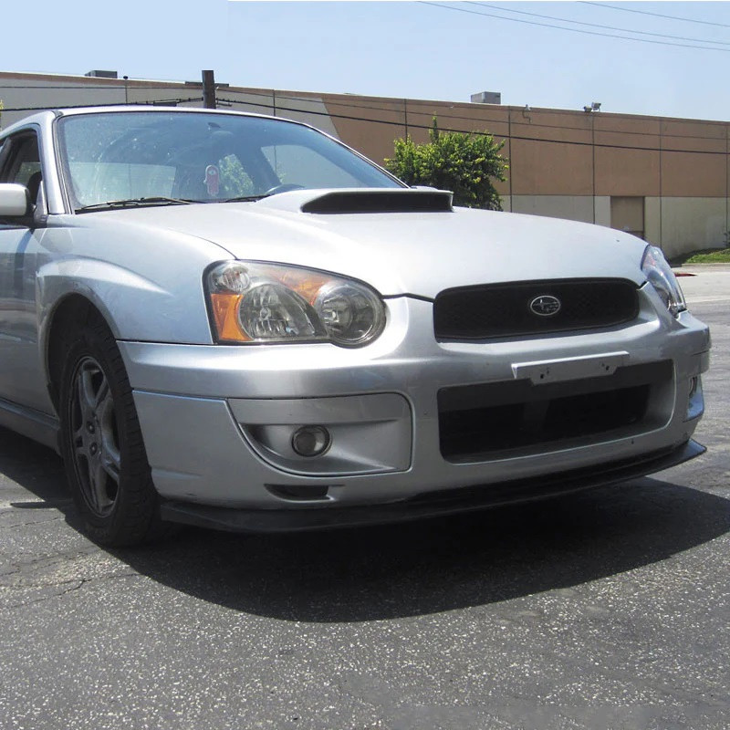 Front Lip Matte Black V Style Subaru Impreza Sti GD Mk2 2002-2007