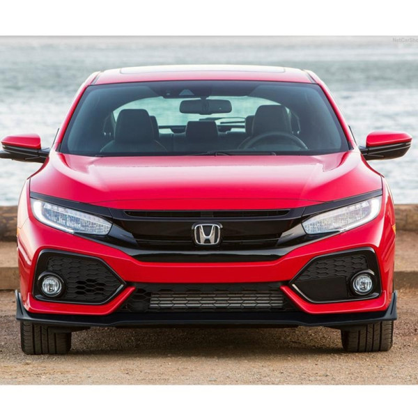 Front Lip Honda Civic MK10 Type R Style 2017 Matte Black